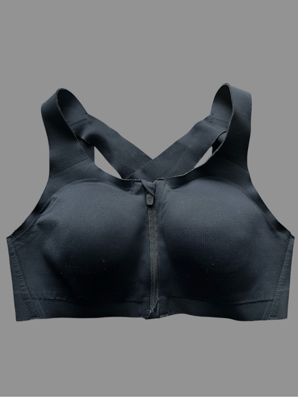 Lululemon Enlite Front Zip High support Sport Bra Zip Front Cross Back Run Gym